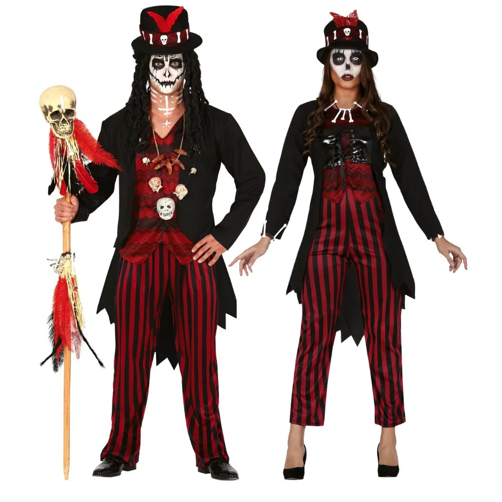 Disfraces en Pareja de Chamanes Voodoo Hechiceros y Muñecas Vudú Disfraces Simon
