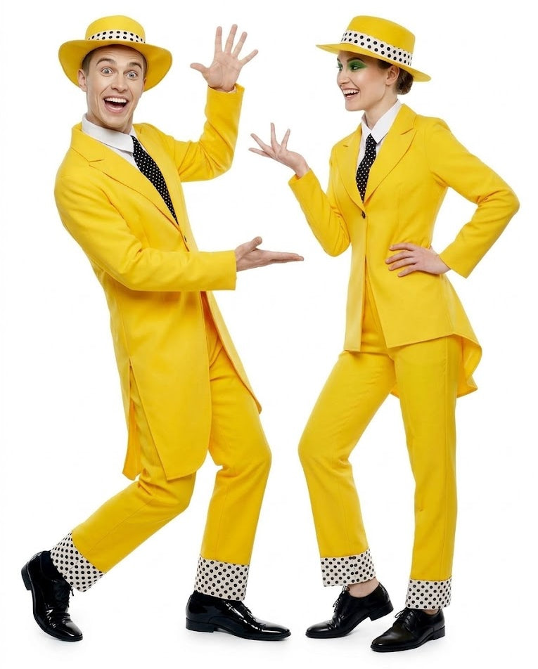 Déguisements en couple de costumes jaune