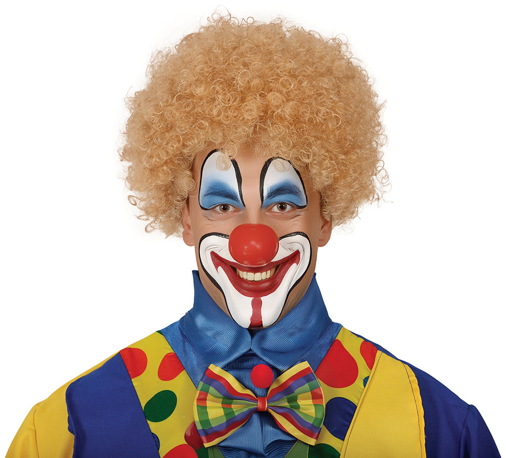 Perruques de clown avec boucles colorées