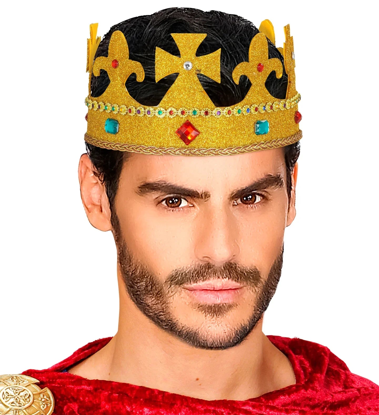 Corona Dorada de Lame y Fieltro COMPLEMENTOS Widmann