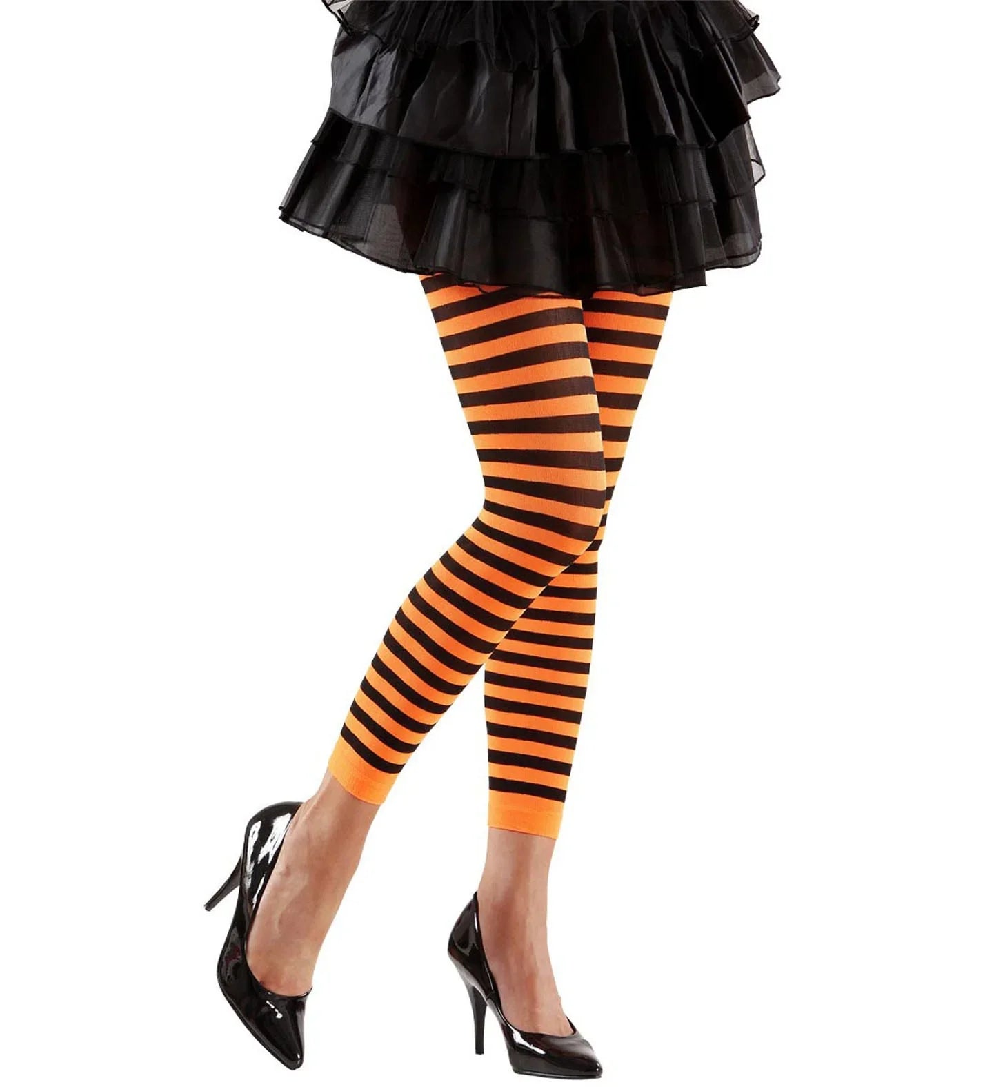 Pantys sin Pie de Rayas de Colores Medias y Pantys Widmann