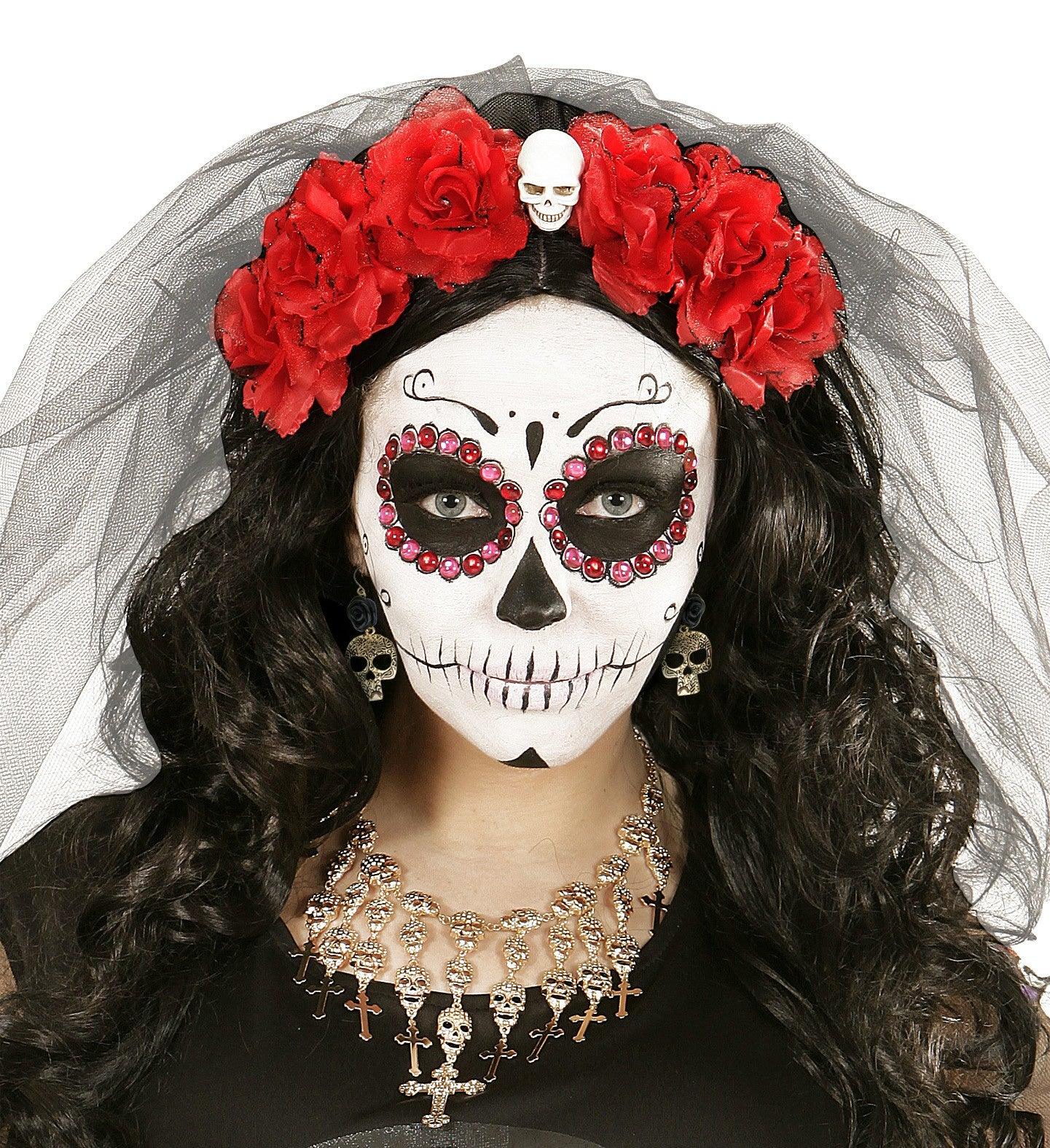Pendientes de Catrina con Calaveras Joyas y Bisutería Widmann