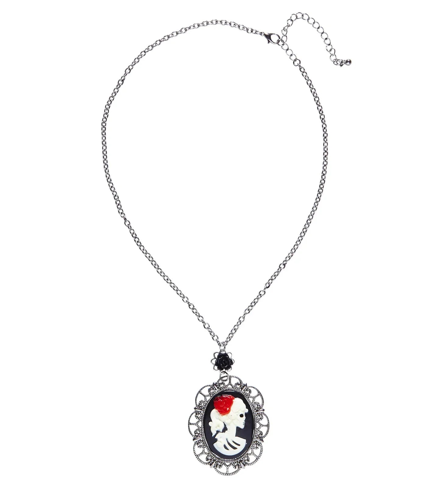 Collar con Camafeo de Esqueleto Joyas y Bisutería Widmann