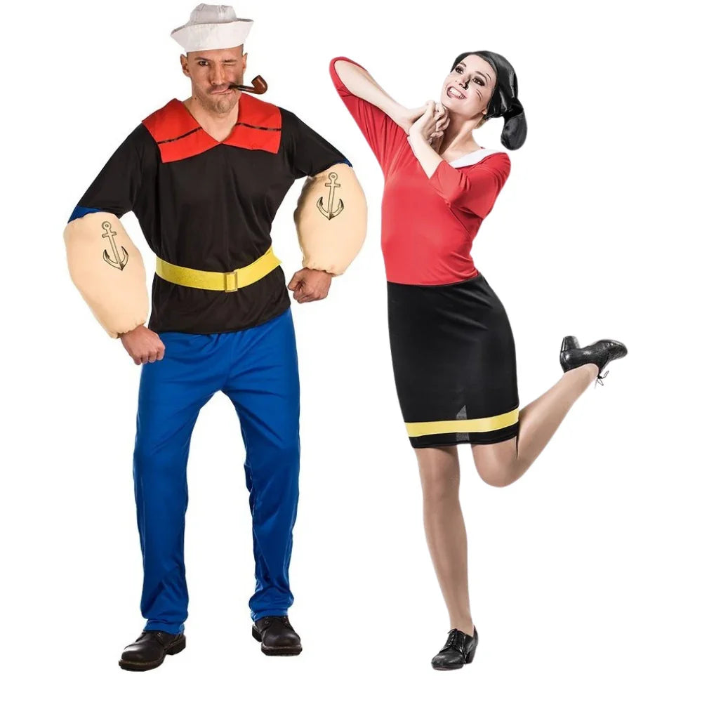 Disfraces en Pareja de Popeye y Olivia Popeye Disfraces Simon