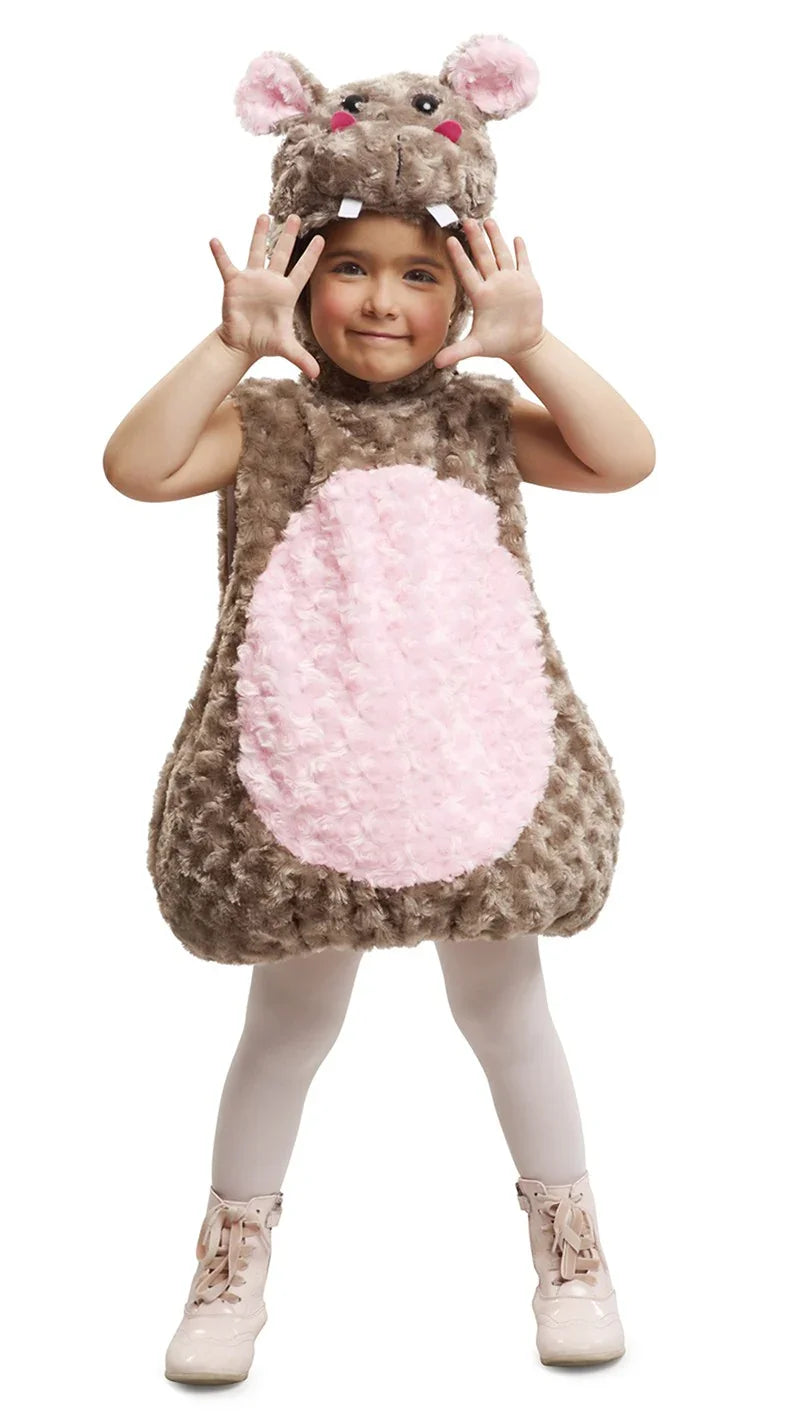 Disfraz de Hipopótamo de Peluche Infantil Animales Infantiles Viving