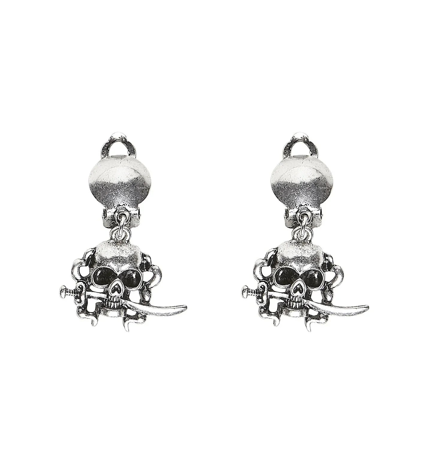 Pendientes de Pirata con Calavera Joyas y Bisutería Widmann