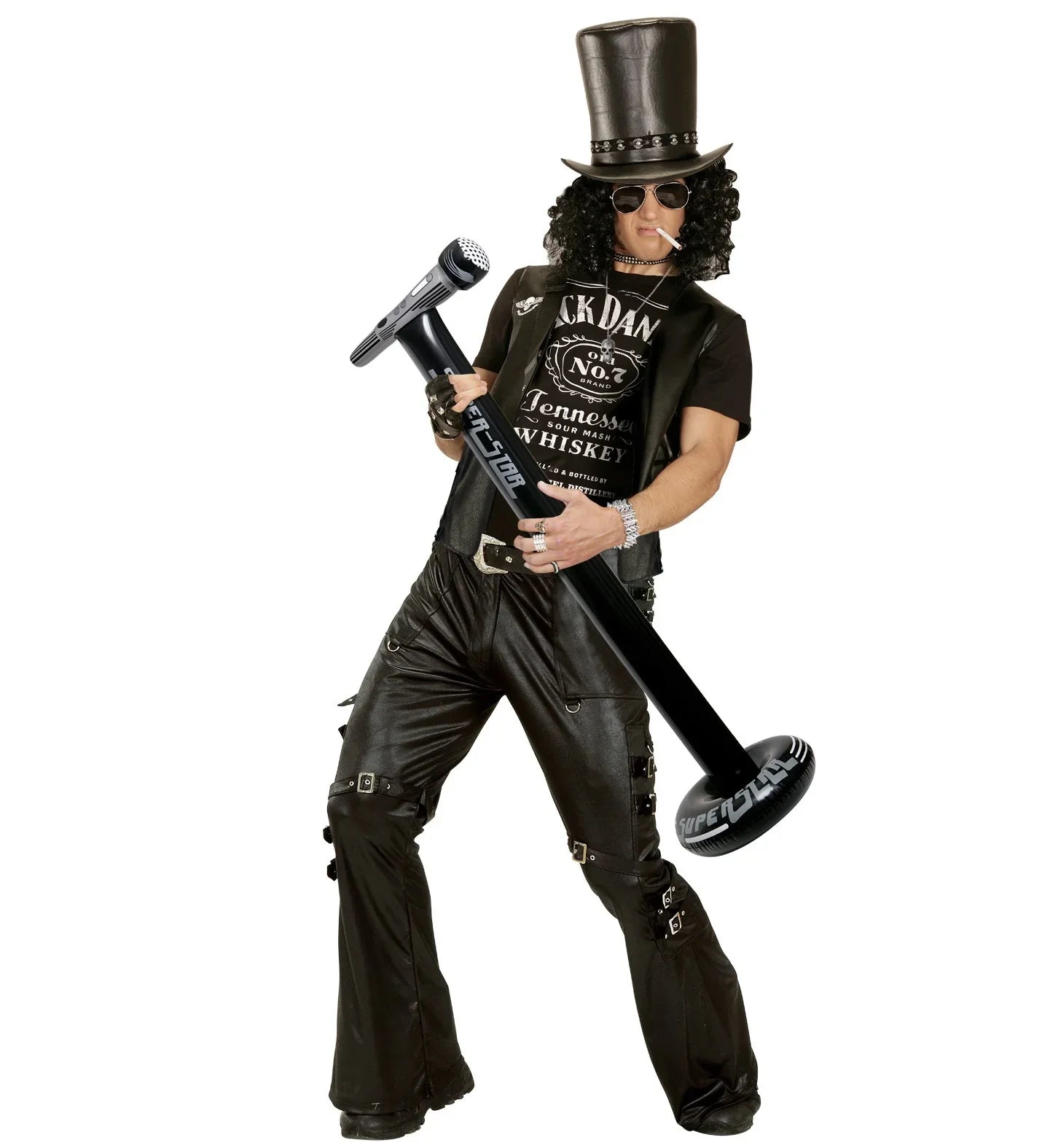 Micrófono Hinchable con Pie Músicos y Cantantes Widmann