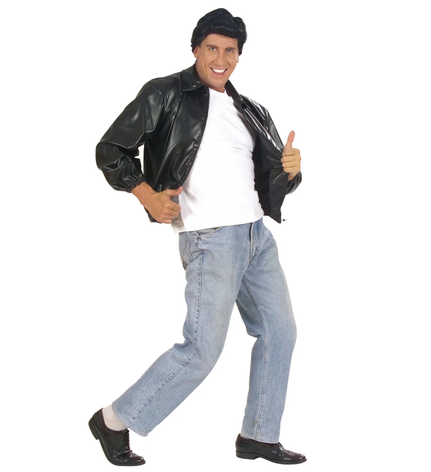 Chaqueta Grease de Polipiel para Hombre Grease y Años 40 - 50 Widmann