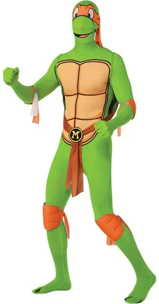 Disfraz de Michelangelo Tortuga Ninja Segunda Piel Adulto Tortugas Ninja Rubies