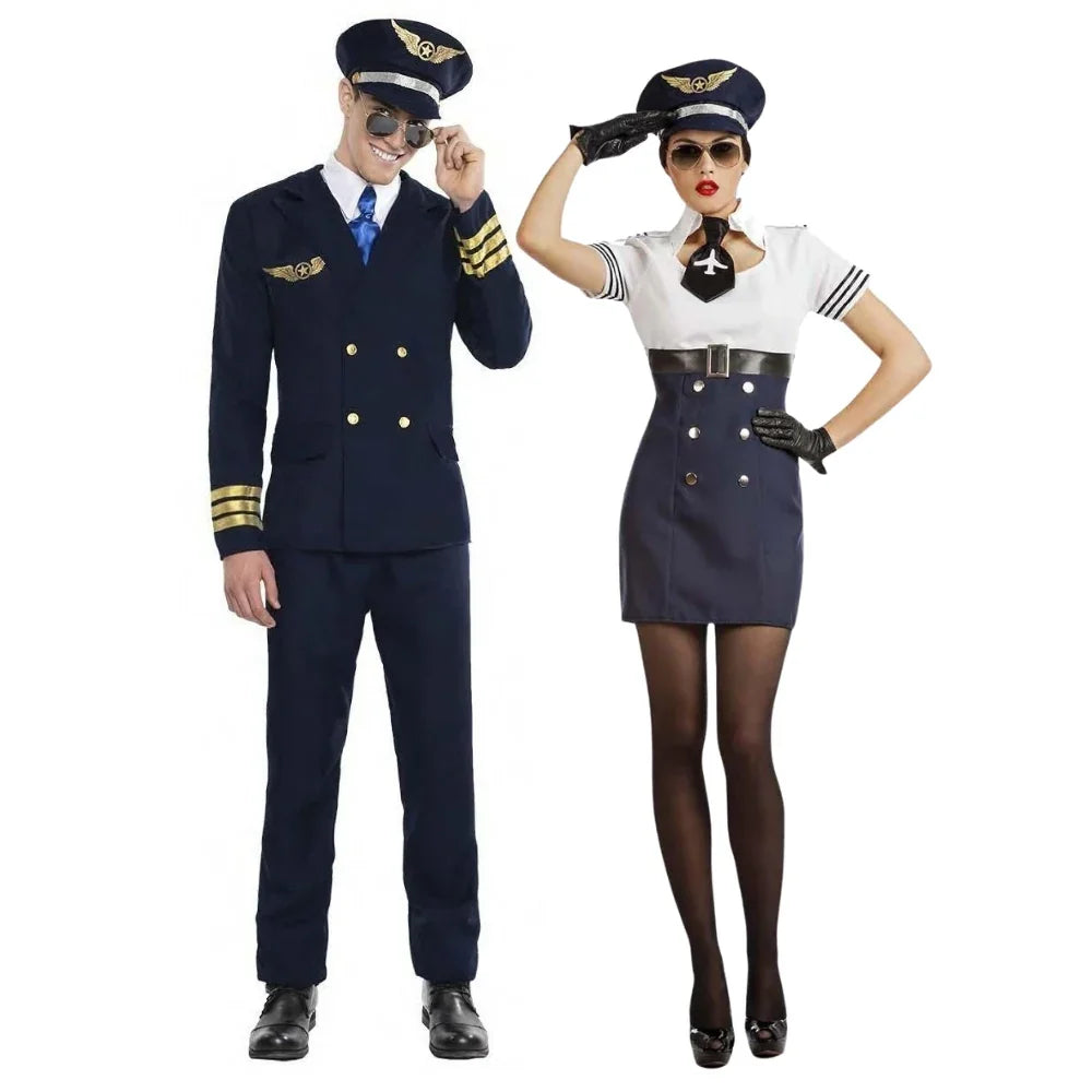 Disfraces en Pareja de Pilotos de Avión Pilotos y Aviadores Disfraces Simon