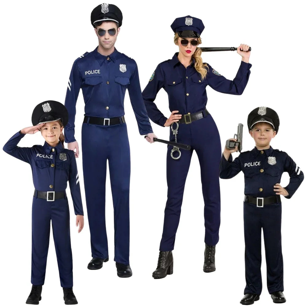 Disfraces para Grupo de Policías Americanos Policía Disfraces Simon