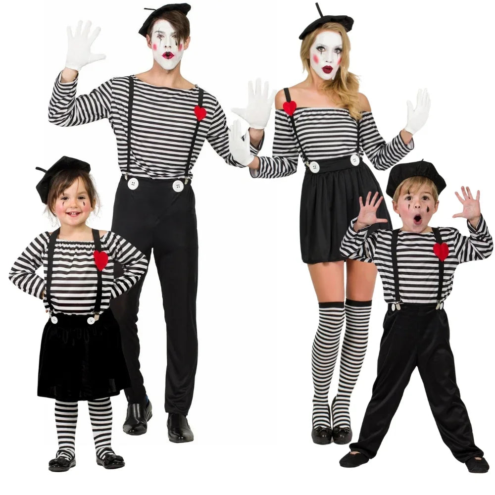 Disfraces para Grupo de Mimos Cómicos Mimo Disfraces Simon