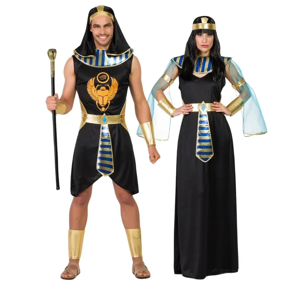 Disfraces en Pareja de Egipcios Negros Egipcios Disfraces Simon