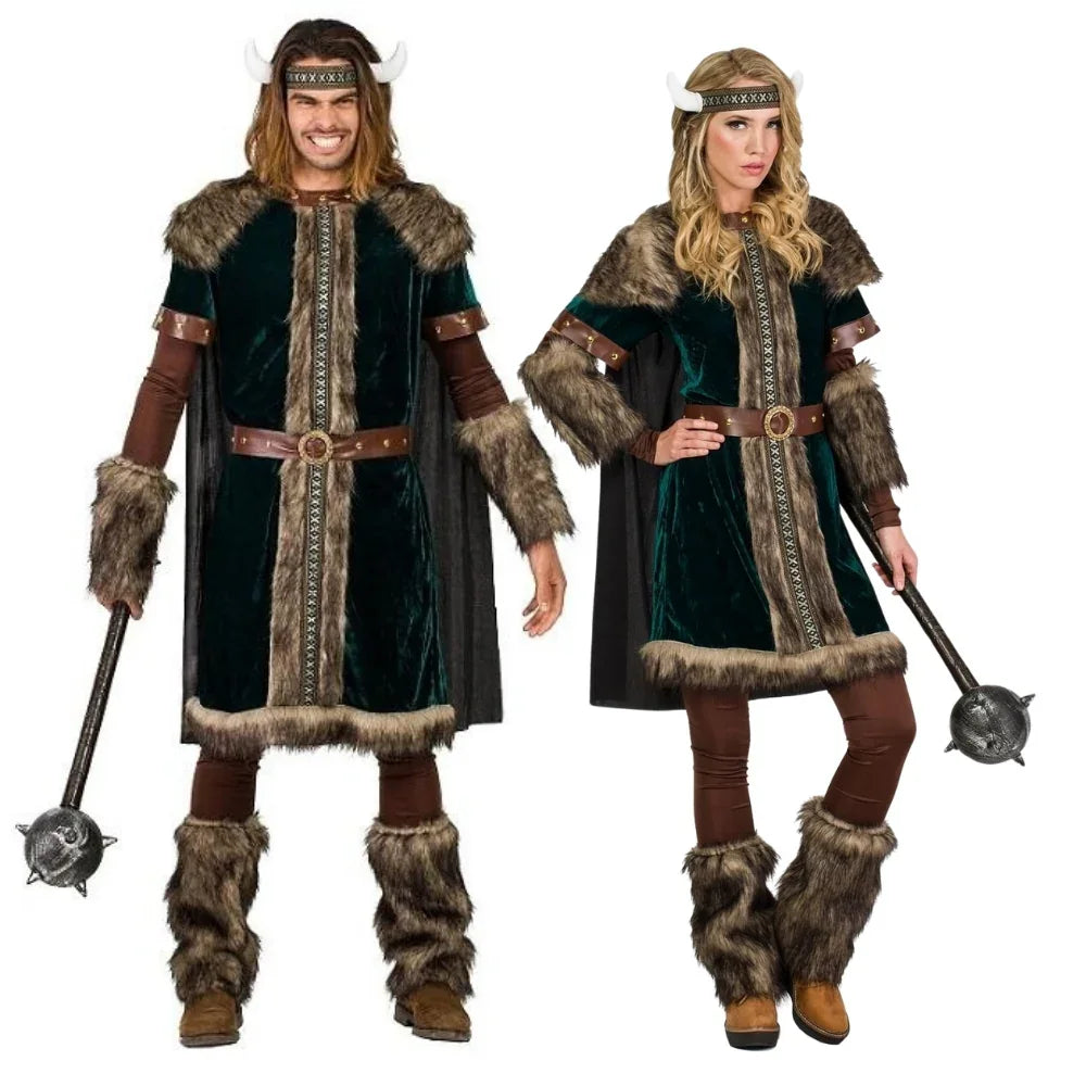 Disfraces en Pareja de Guerreros Vikingos Vikingos Disfraces Simon