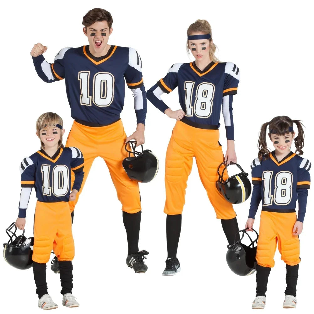 Disfraces para Grupo de Jugador de Rugby Azul Jugadores de Rugby Disfraces Simon