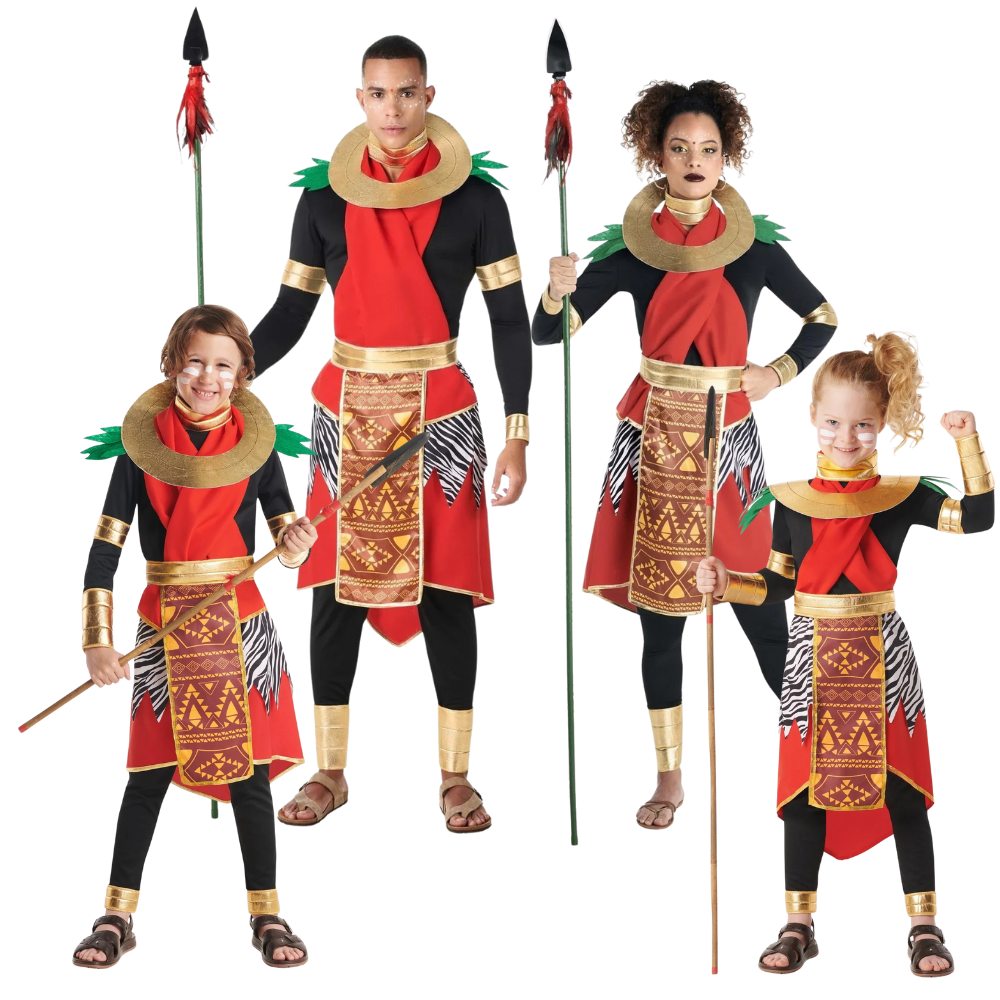 Déguisements tribaux africains pour couples