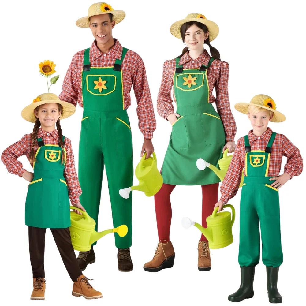 Disfraces para Grupo de Jardinero Granjeros Disfraces Simon
