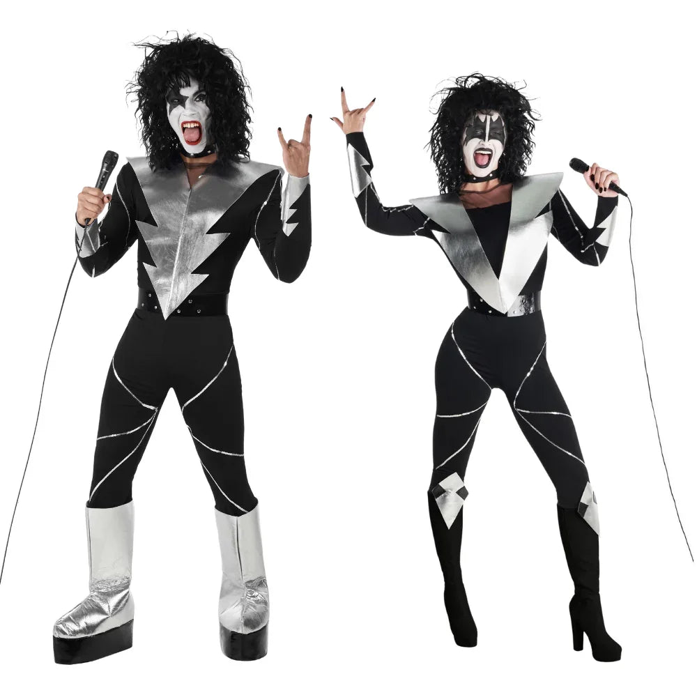 Disfraces en Pareja de Cantante de Kiss Músicos y Cantantes Disfraces Simon