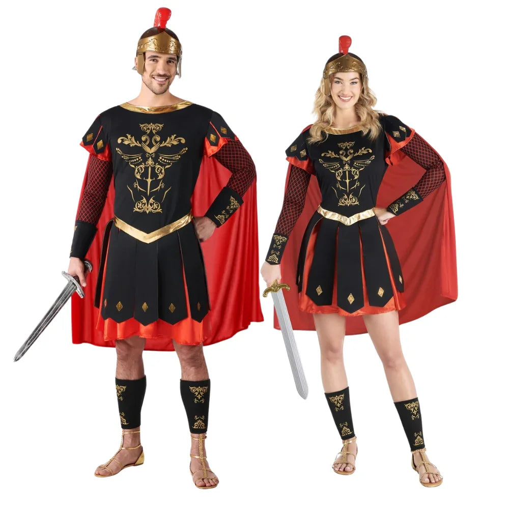 Disfraces en Pareja de Centurión Romano Negro Romanos y Griegos Disfraces Simon
