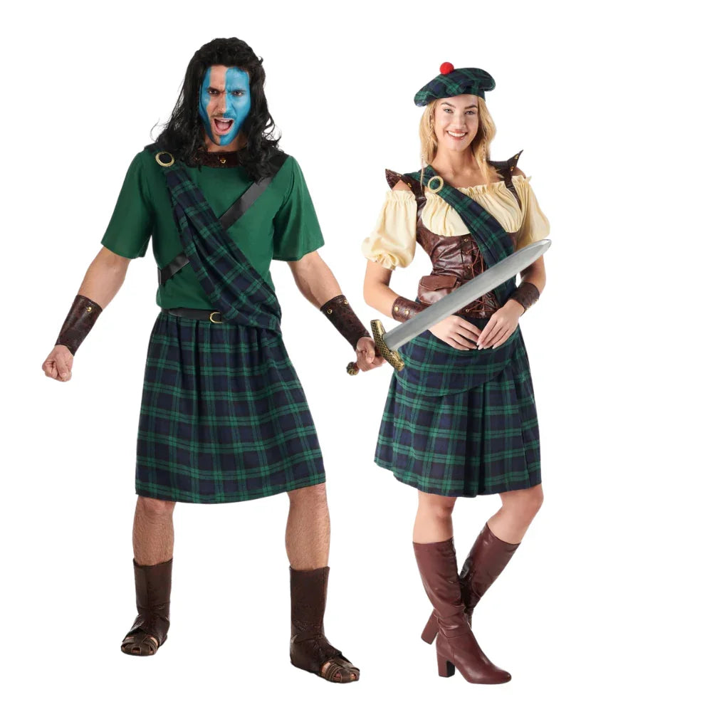 Disfraces en Pareja de Escoceses Medievales Escoceses Disfraces Simon