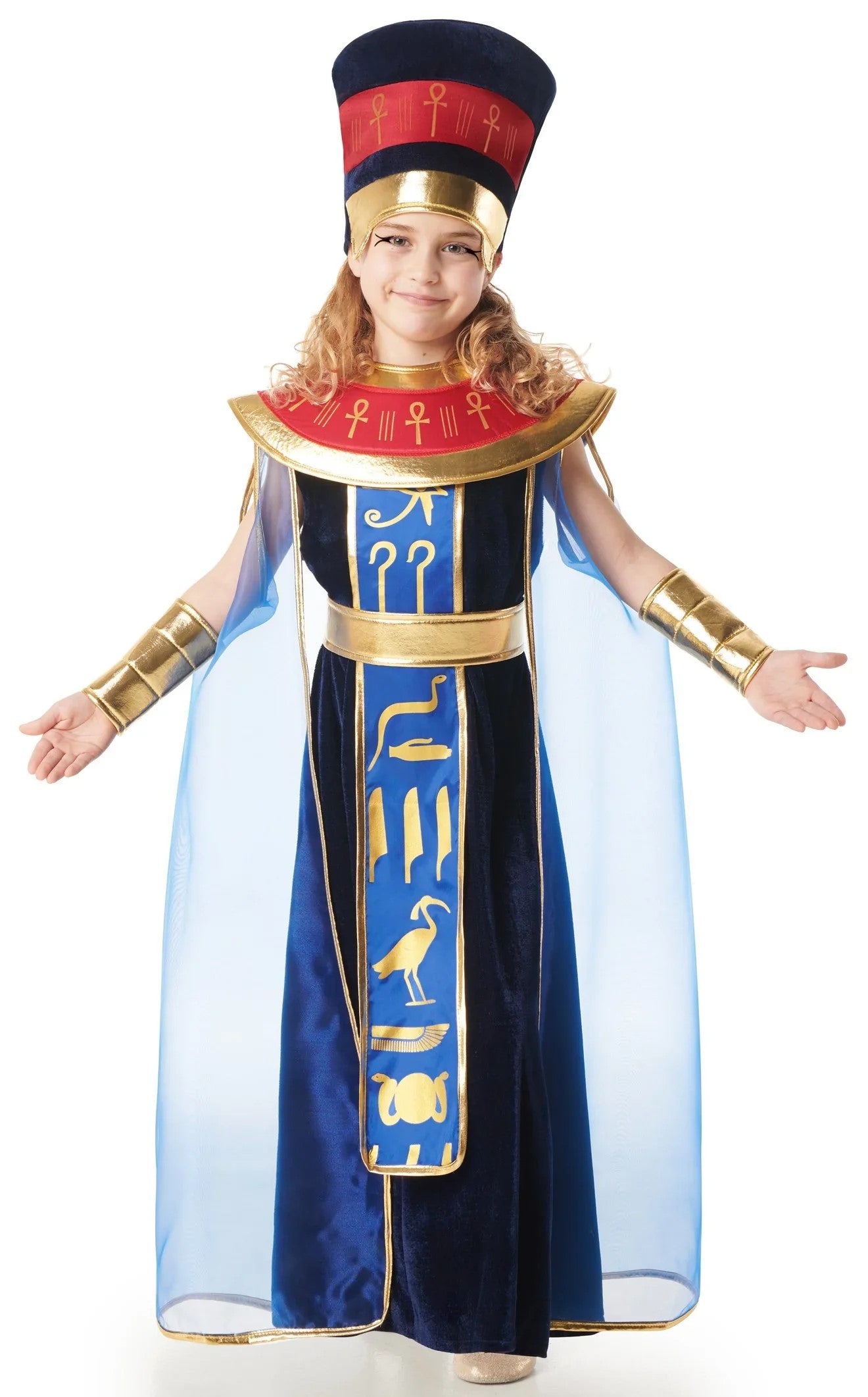 Déguisements de groupe de pharaons égyptiens bleus