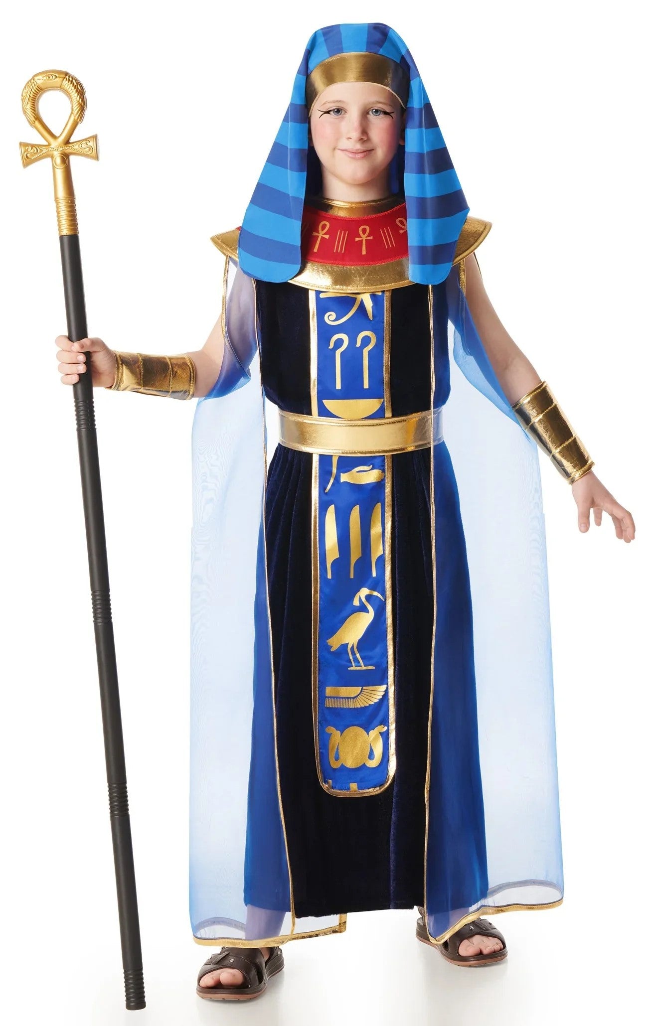 Déguisements de groupe de pharaons égyptiens bleus