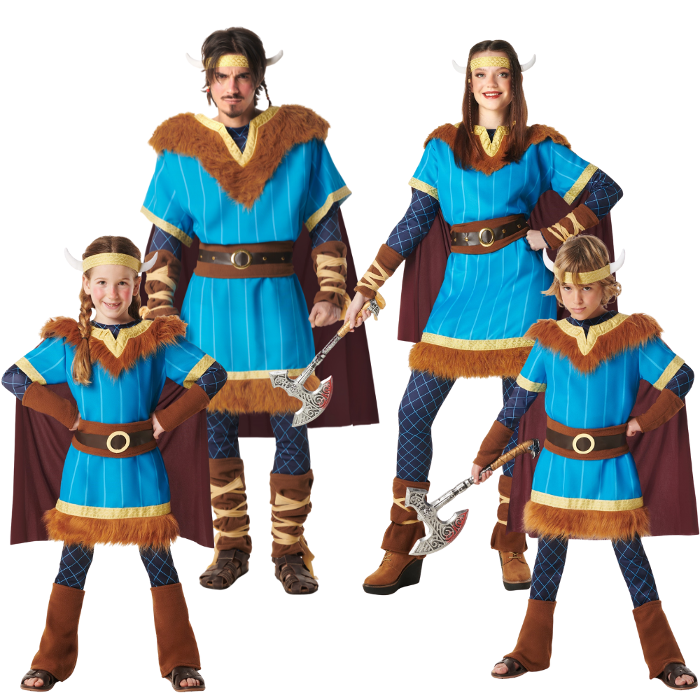 Déguisements de groupe de guerriers vikings