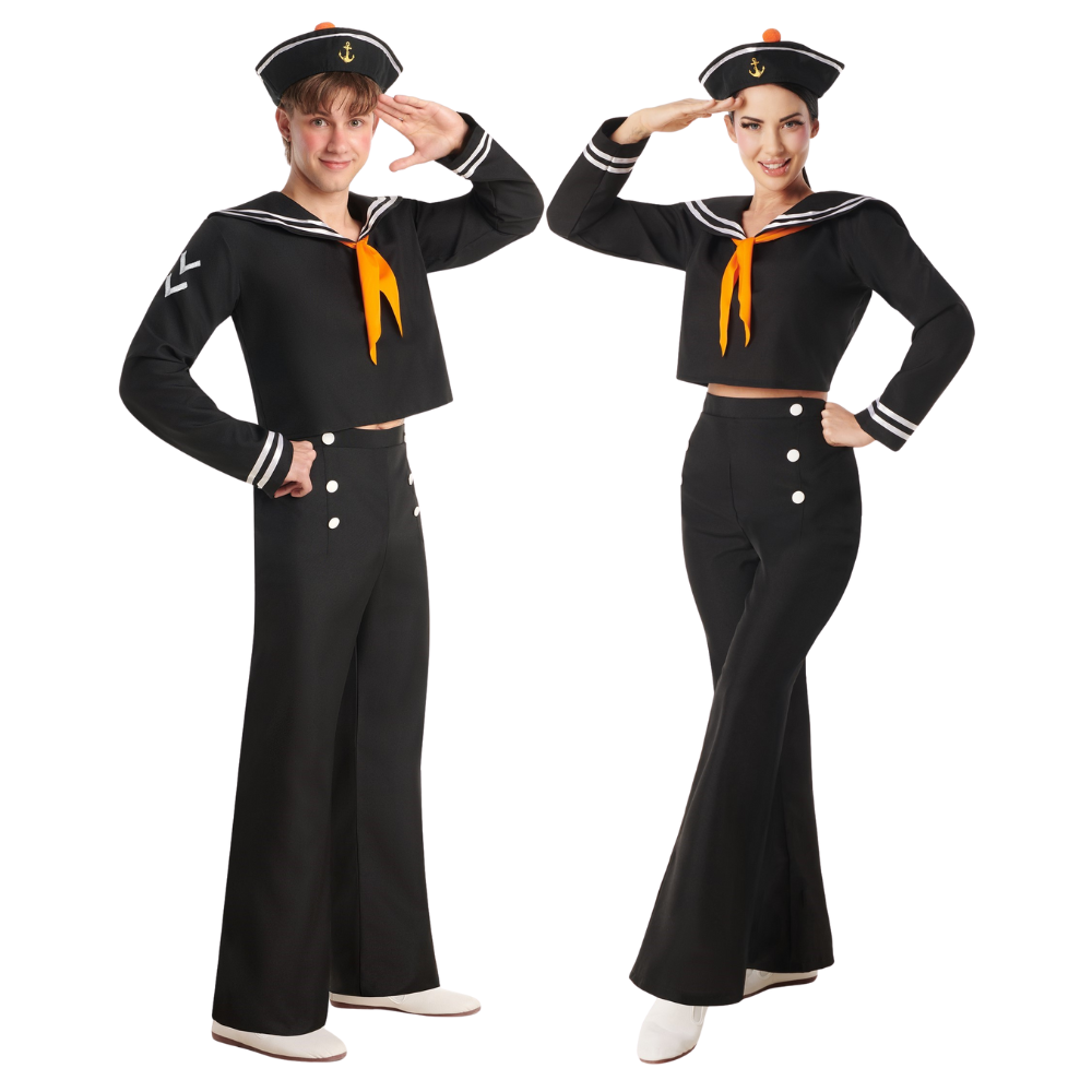 Déguisements de couples de marins élégants