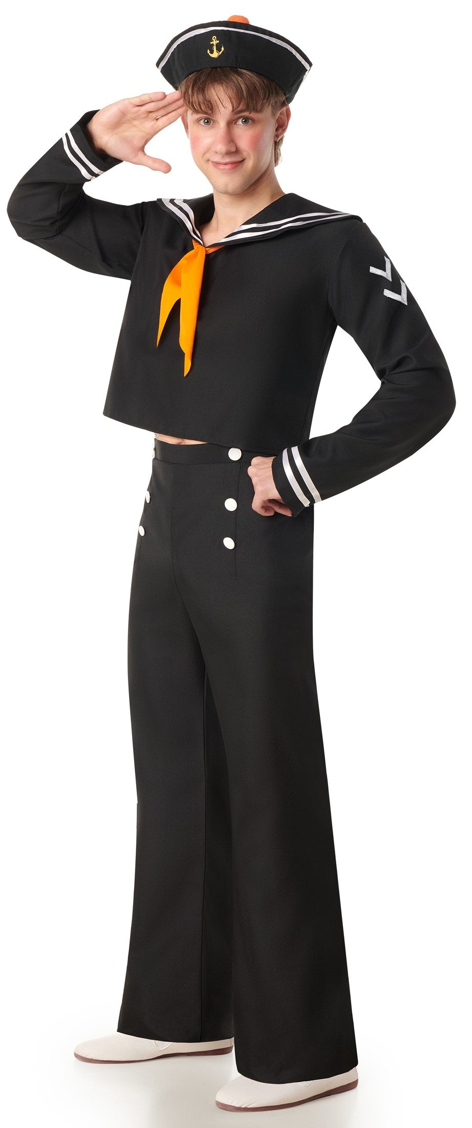 Disfraz de Marinero Negro para Hombre Marineros Kimokawaii