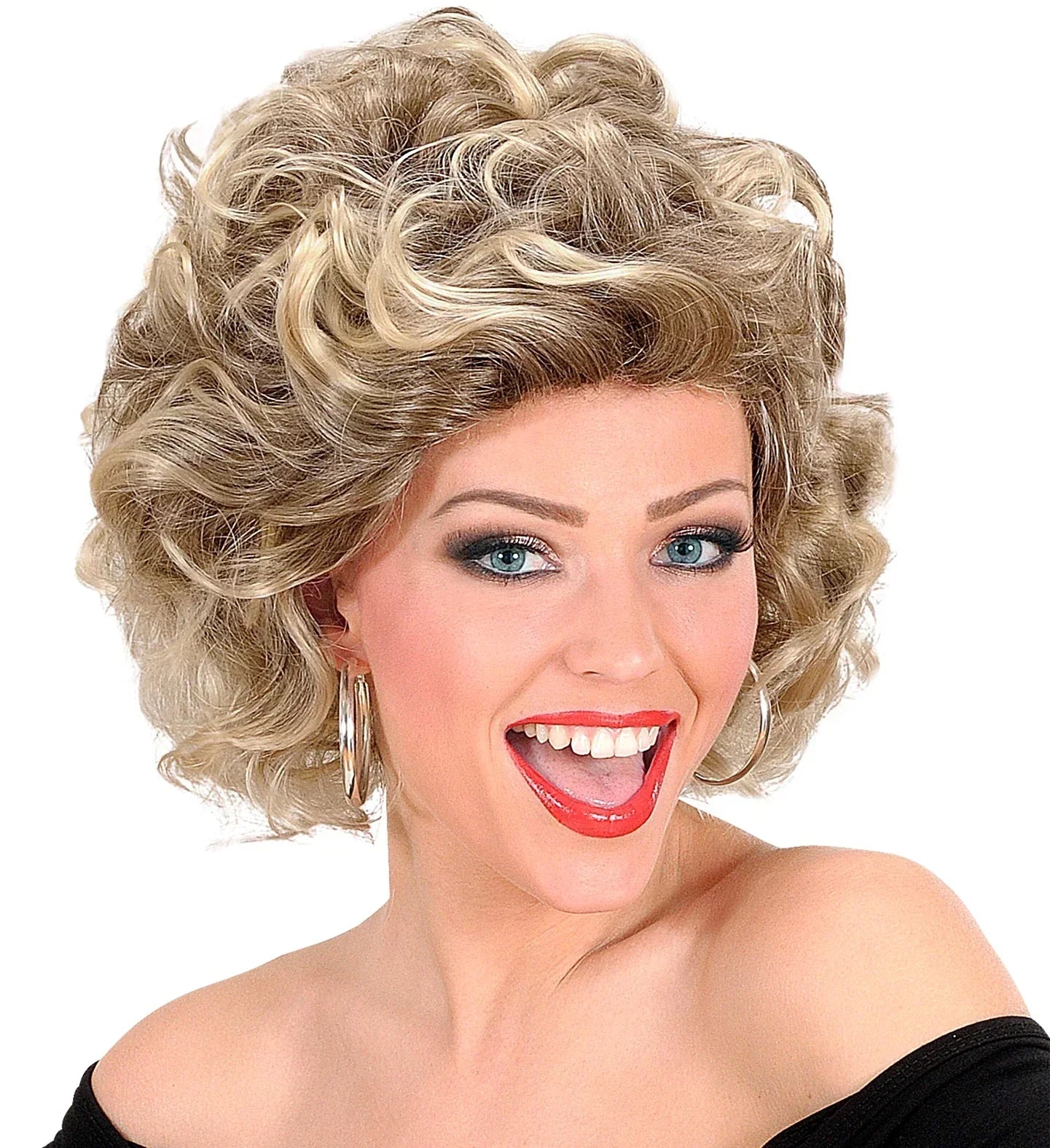 Peluca Rubia de Olivia de Grease COMPLEMENTOS Widmann