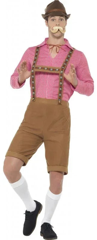 Disfraces en Pareja de Alemanes con Pantalón Marrón Tiroleses Oktoberfest Disfraces Simon