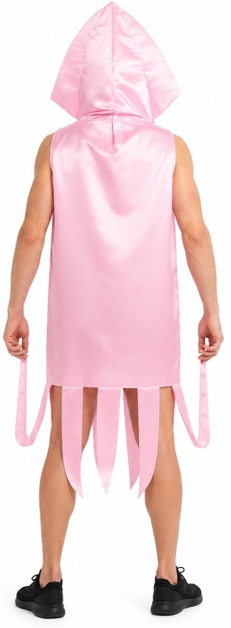 Déguisement de calmar rose pour adultes