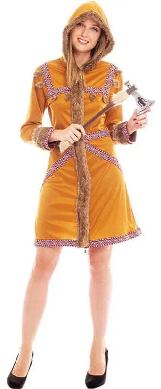 Disfraces para Grupo de Esquimal del Polo Norte Marrón Esquimal Disfraces Simon