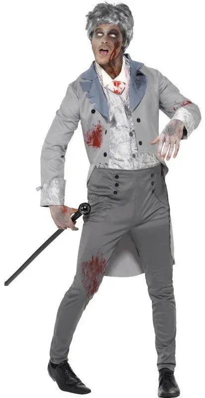 Disfraces en Pareja de Zombies de Época Elegantes Zombies Disfraces Simon