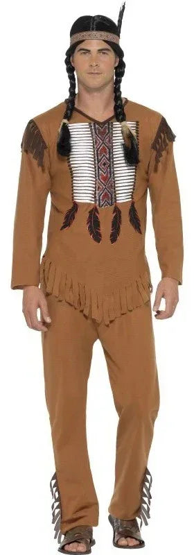 Disfraces en Pareja de Indios Marrones Indio Disfraces Simon