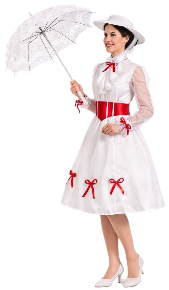 Déguisement de nounou magique mary poppins pour femme