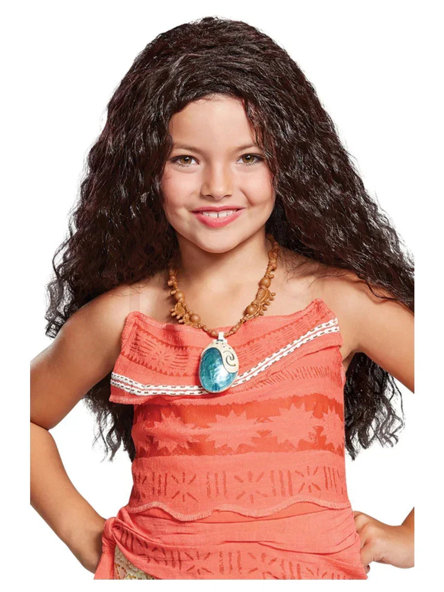 Peluca de Moana Vaiana Disney Infantil Cine y TV Smiffys