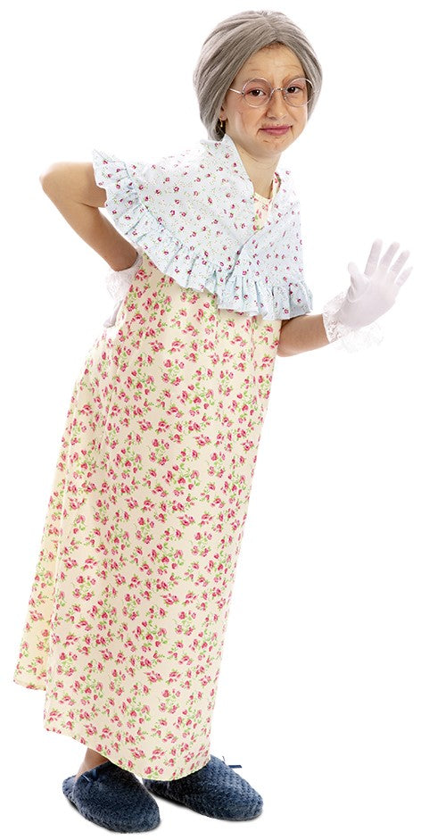 7 Pièces Déguisement Vieille Dame, Kit de Deguisement Grand Mere Vieille Dame Déguisement Accessoire, Grand Mère Perruque Kit de Deguisement (femme2 7 Pièces Déguisement Vieille Dame, Kit de Deguisement Grand Mere Vieille Dame Déguisement Accessoire, Grand Mère Perruque Kit de Deguisement (femme2