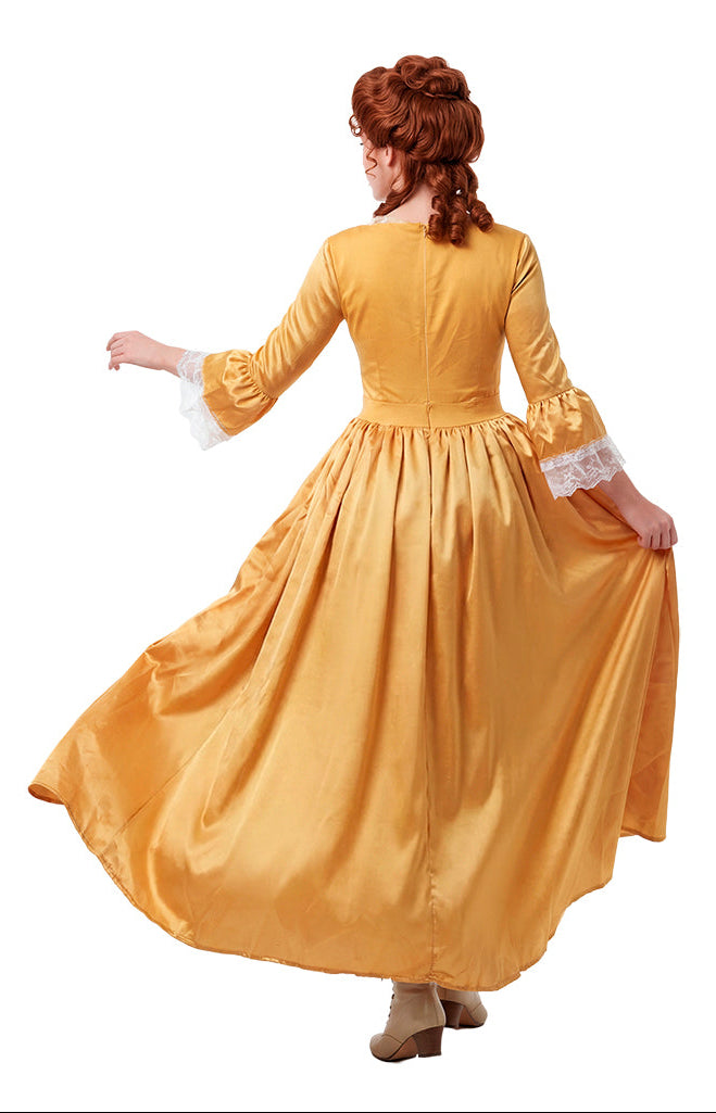 Déguisement Marie-Antoinette en couleur doré pour Femme