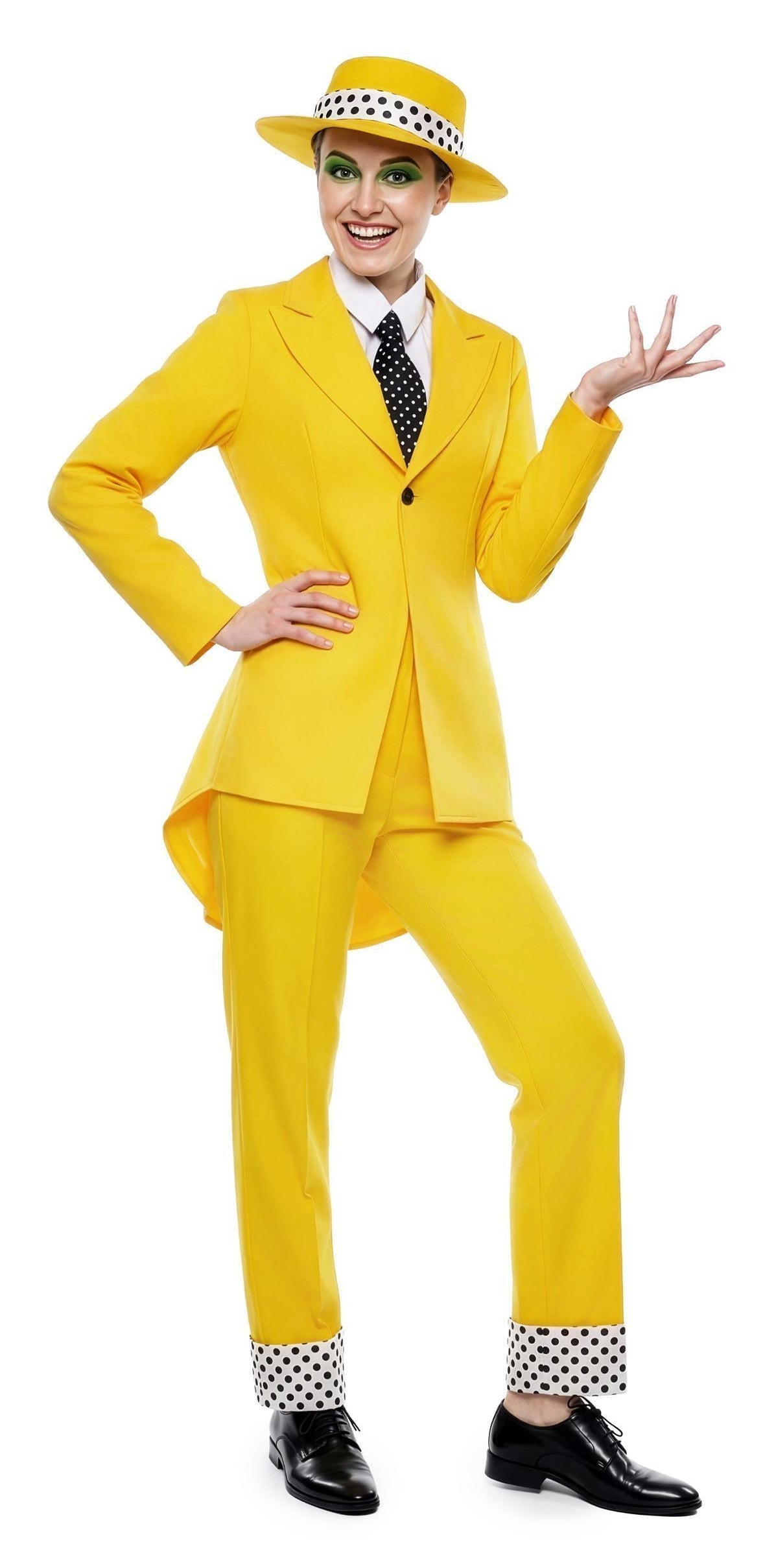 Costume de couleur jaune pour Femme