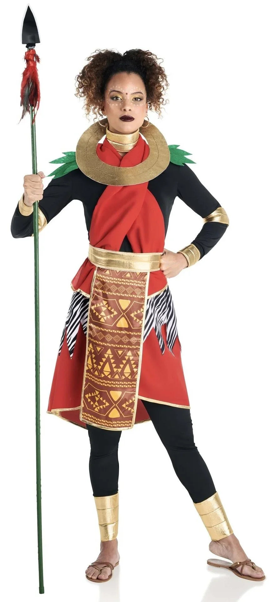 Disfraces en Pareja de Guerreros Masái Africanos Disfraces Simon