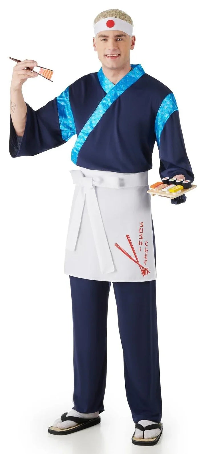 Disfraces en Pareja de Cocineros Japoneses de Sushi Cocineros Disfraces Simon
