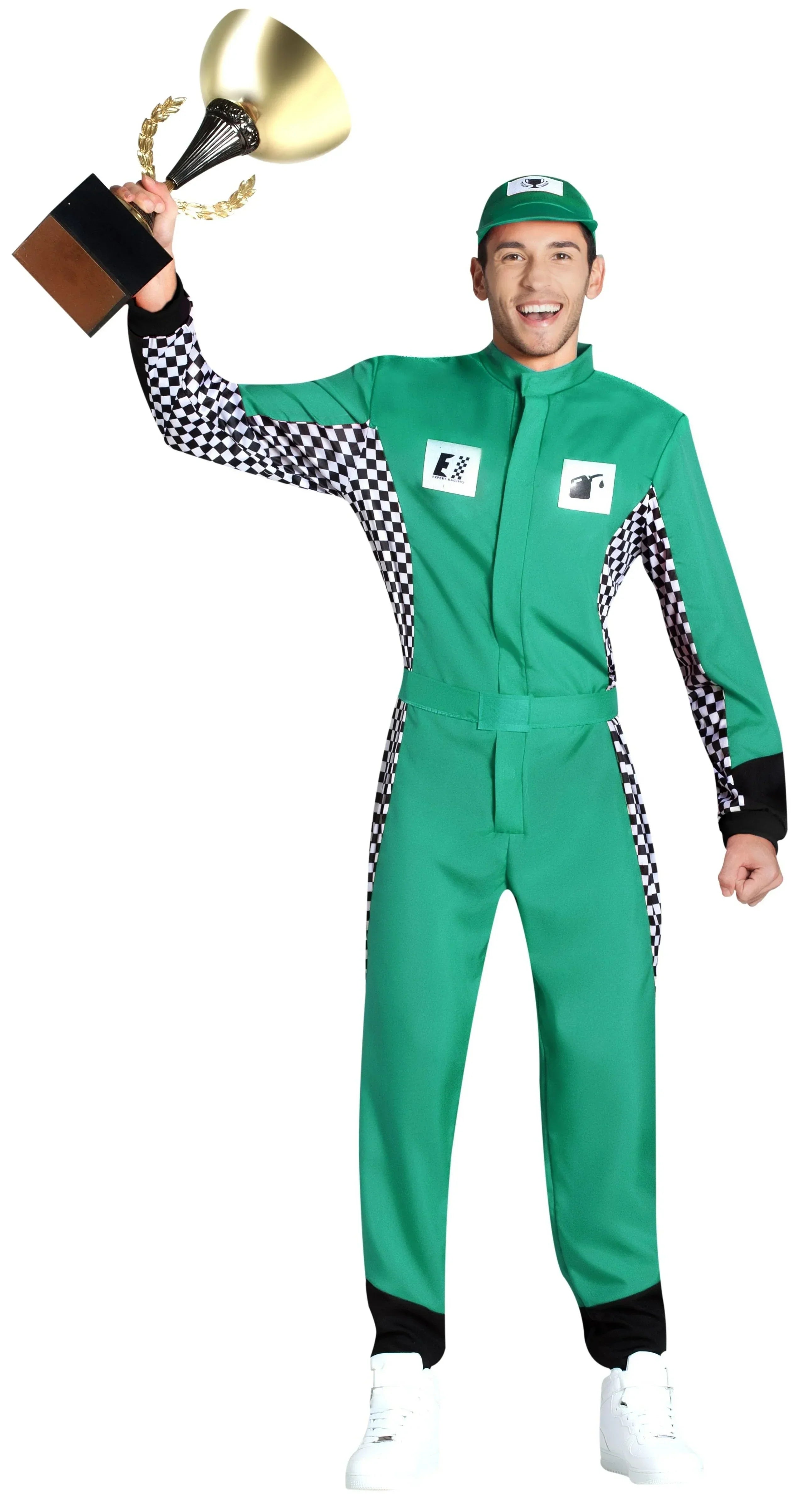 Disfraces en Pareja de Piloto F1 Verde Pilotos de Carreras Disfraces Simon