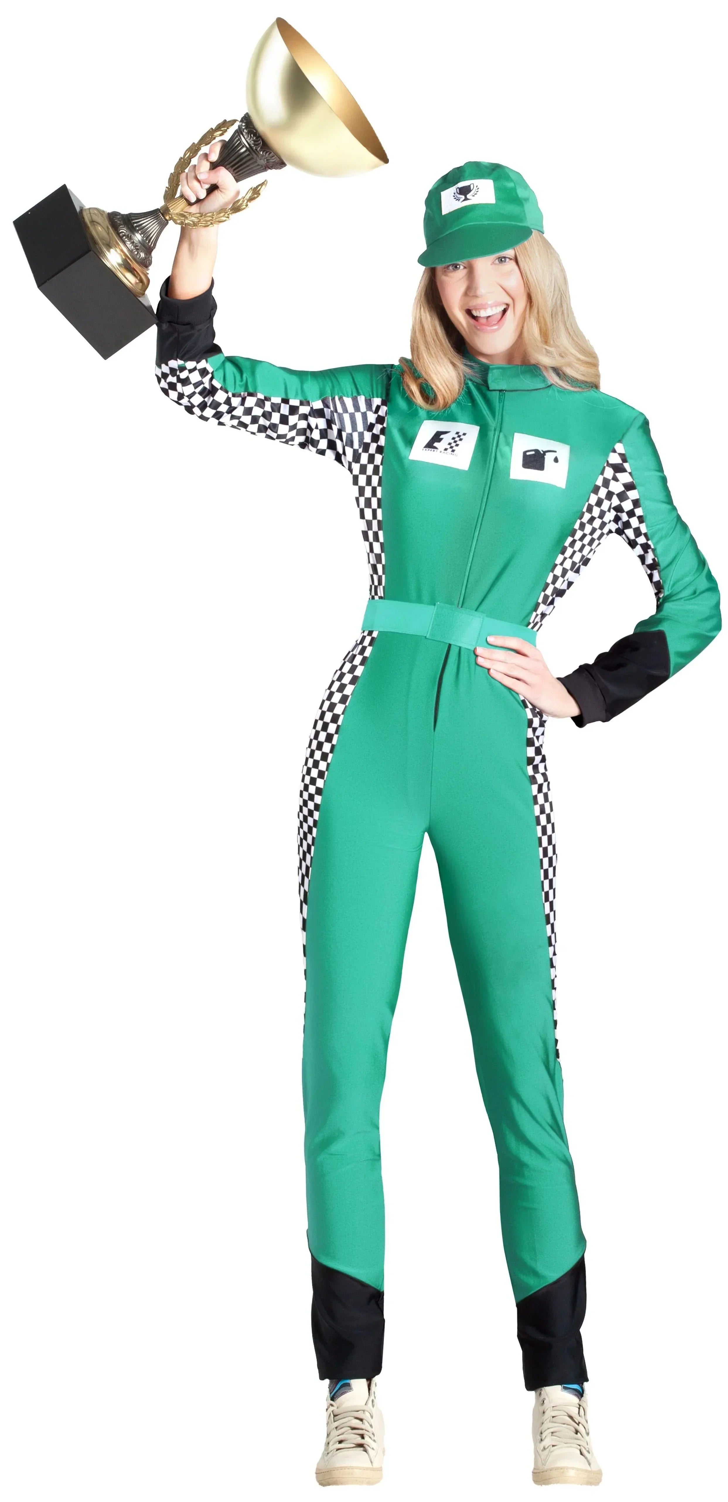 Disfraces en Pareja de Piloto F1 Verde Pilotos de Carreras Disfraces Simon