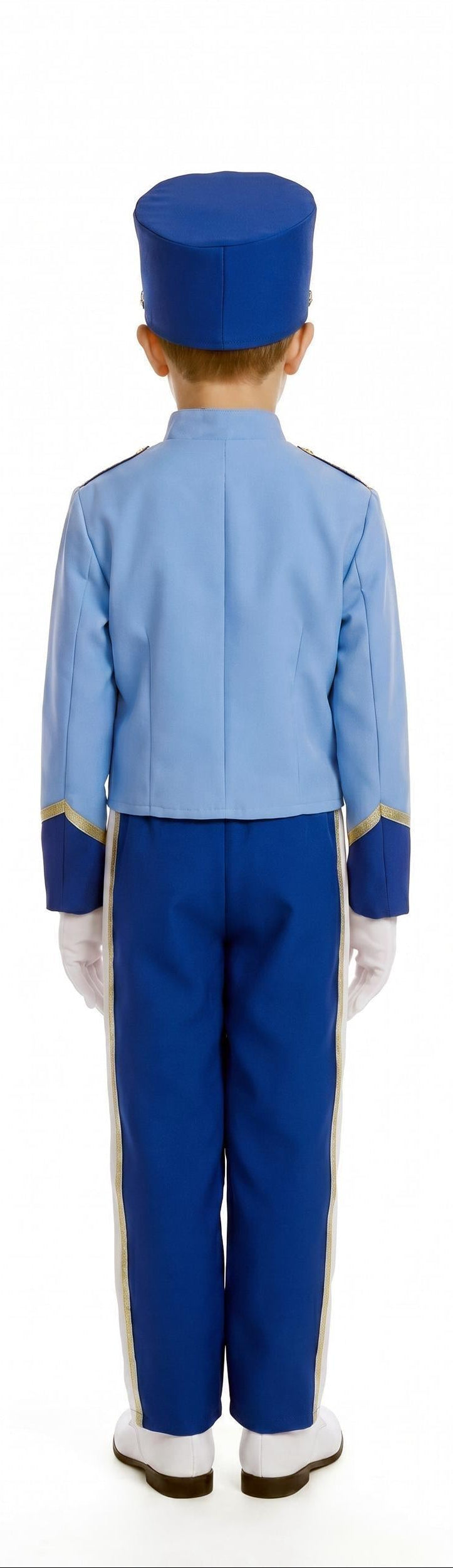 Déguisement Majorette bleu pour garçon