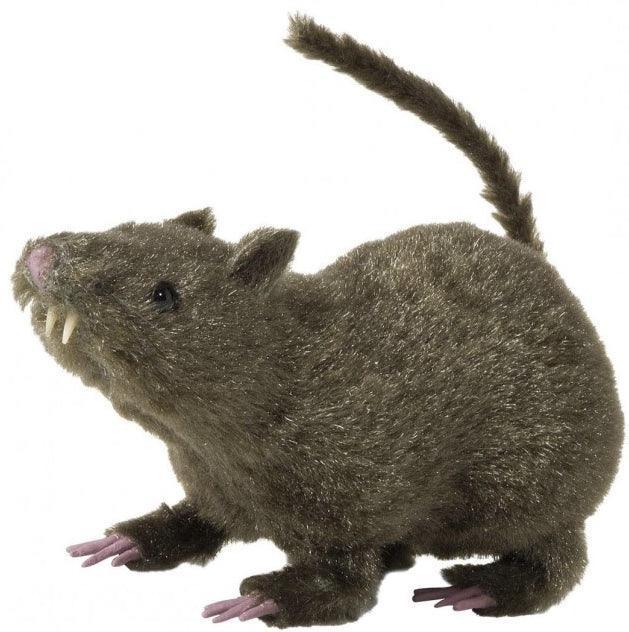 Rata con Pelo de 21cm Figuras Decorativas Widmann