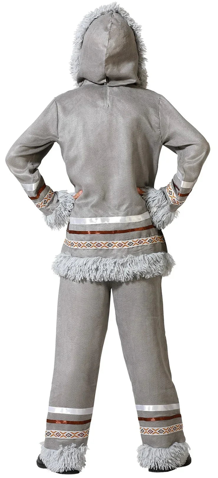 Disfraz de Esquimal Gris para Niño Esquimales Infantiles Atosa